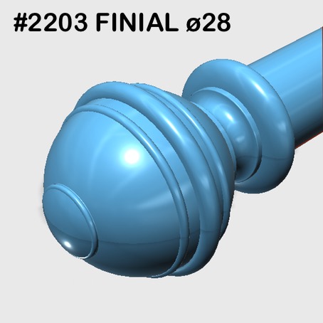 #2203 finial28